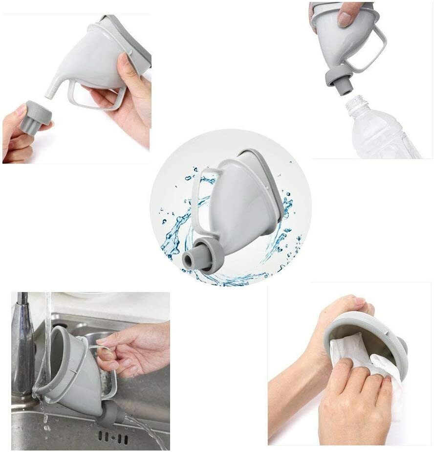Emergency Potty Pee Funnel Urination Device Travel Outdoor Toilet Camping Unisex
