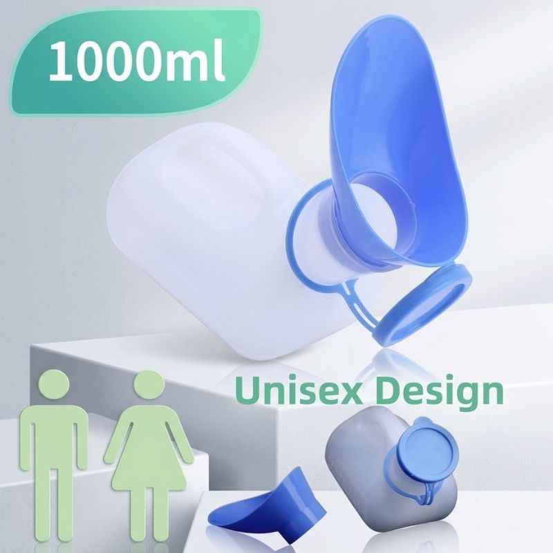 Unisex Urinal Bottle (1 Pack) 1000 ML – Portable Urinal Bottle For Men And Women