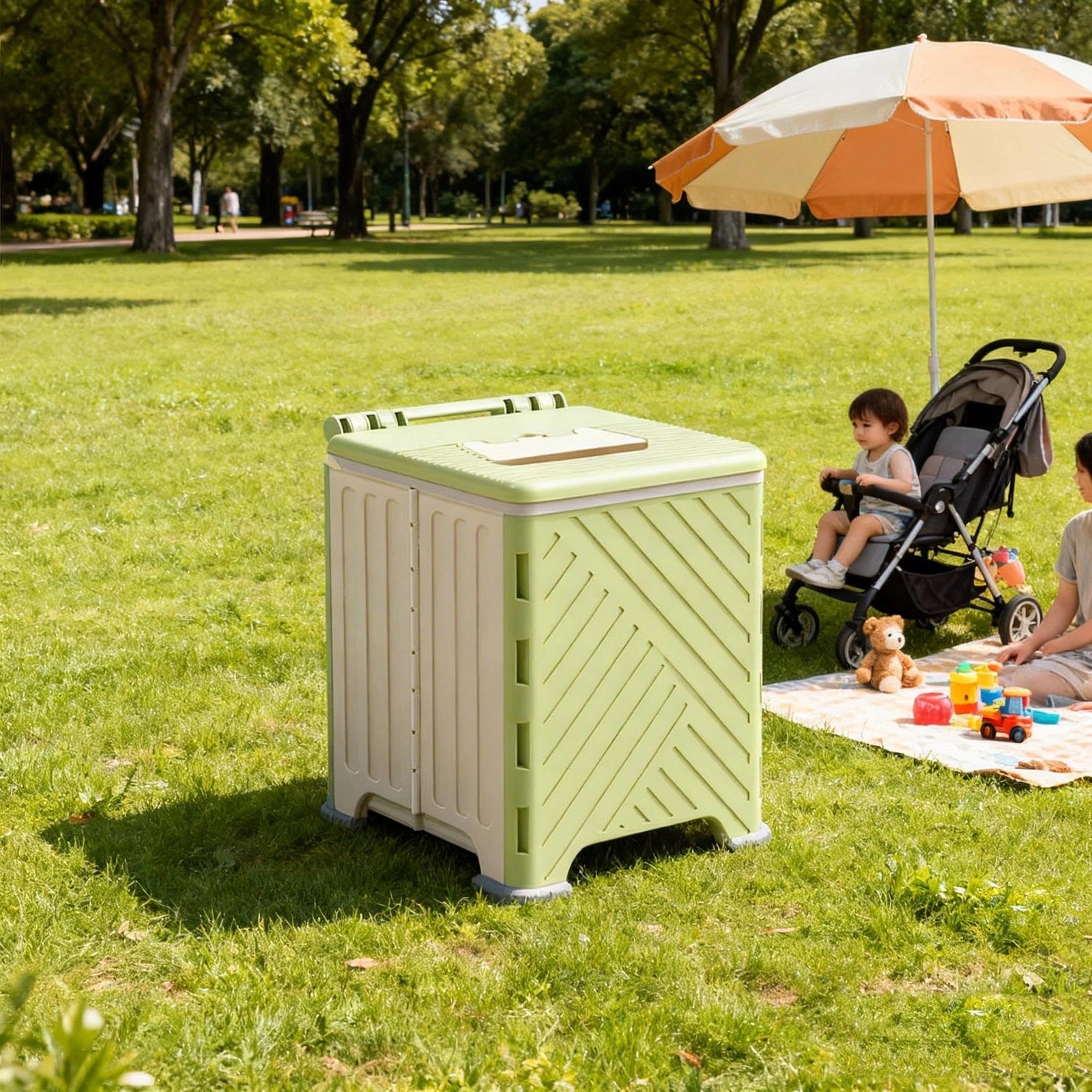 Portable Potty for , Foldable Travel Training Seat-Leak-Proof Potty Chair wit…