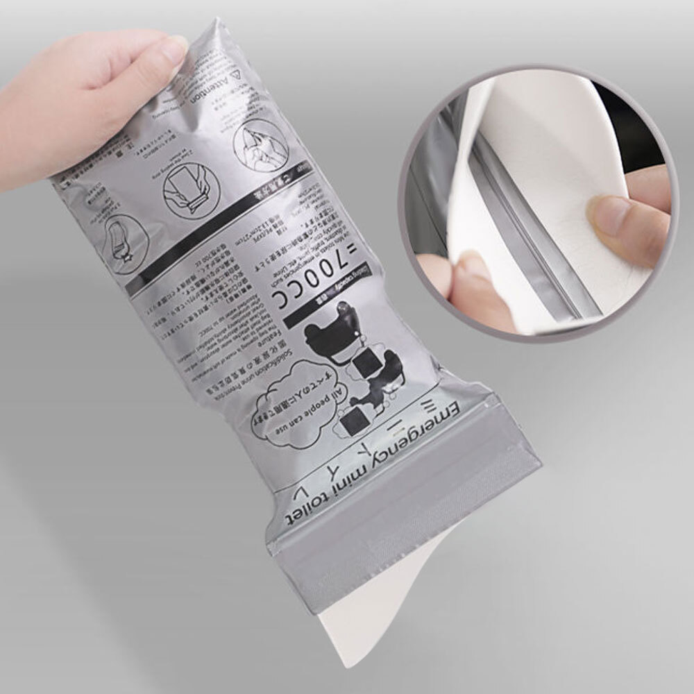 Pack of 10 Disposable Urinal Bags Camping Pee Bags Unisex Urine Bag Vomit Bag GN
