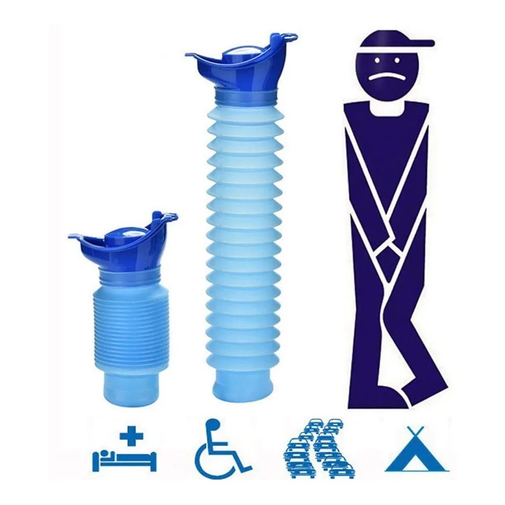 Male Female Portable Urinal Travel Camping Car Toilet Pee Bottle Kit