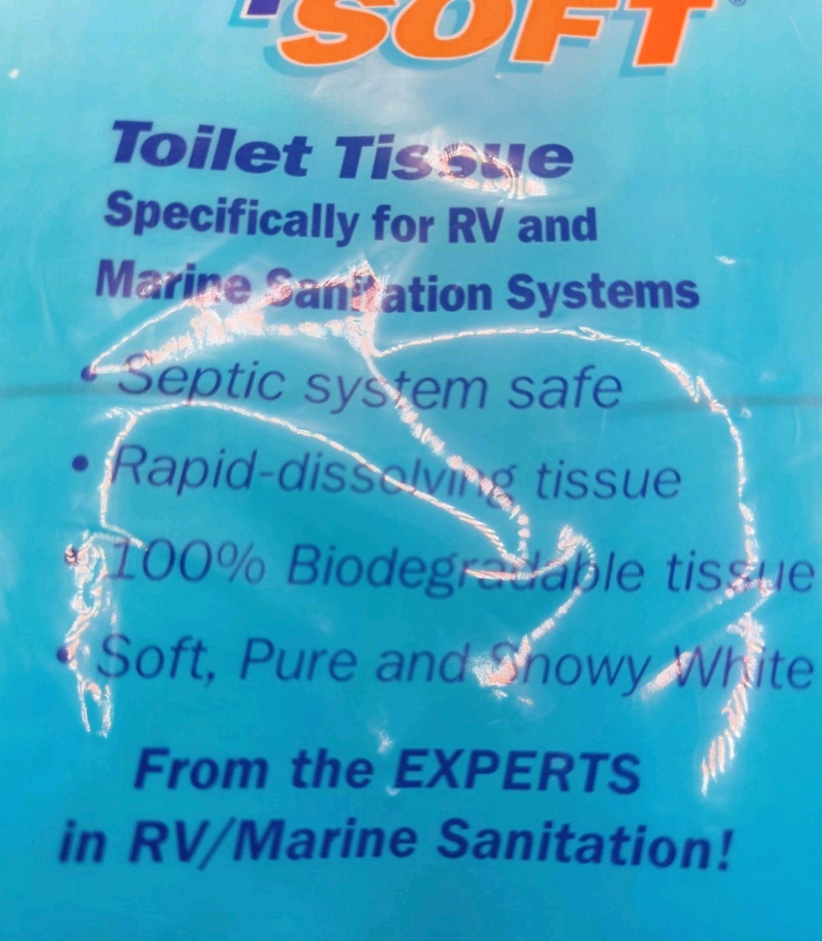 Thetford Aqua-Soft 2-Ply RV Marine Toilet Tissue – 4 Pack (03300) – NOS
