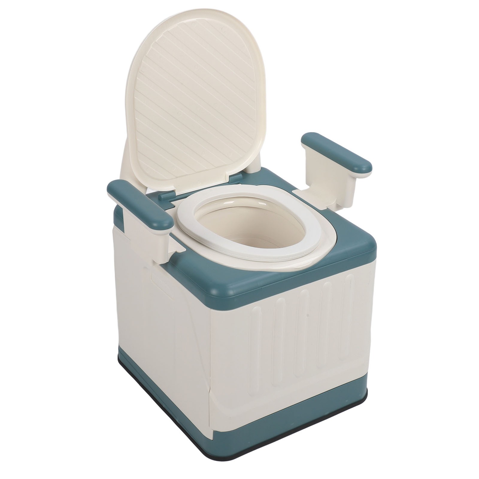Portable Toilet Odor Proof Foldable Bedside Commode Chair With Armrests Activit⊹
