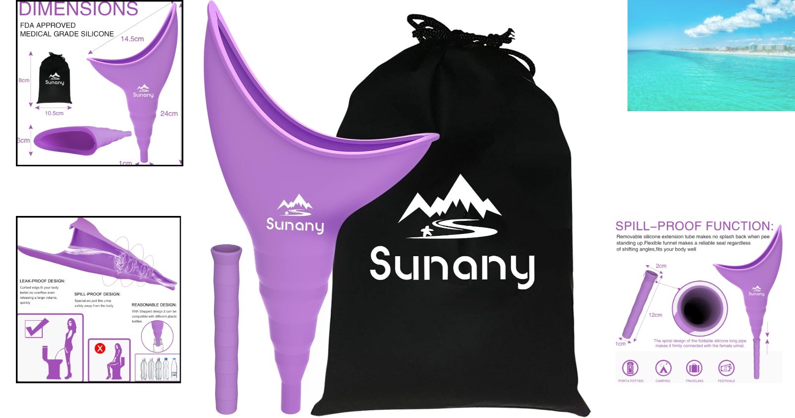 High-Quality Reusable Urinal for Women – Safe & Hygienic for Outdoor Activities