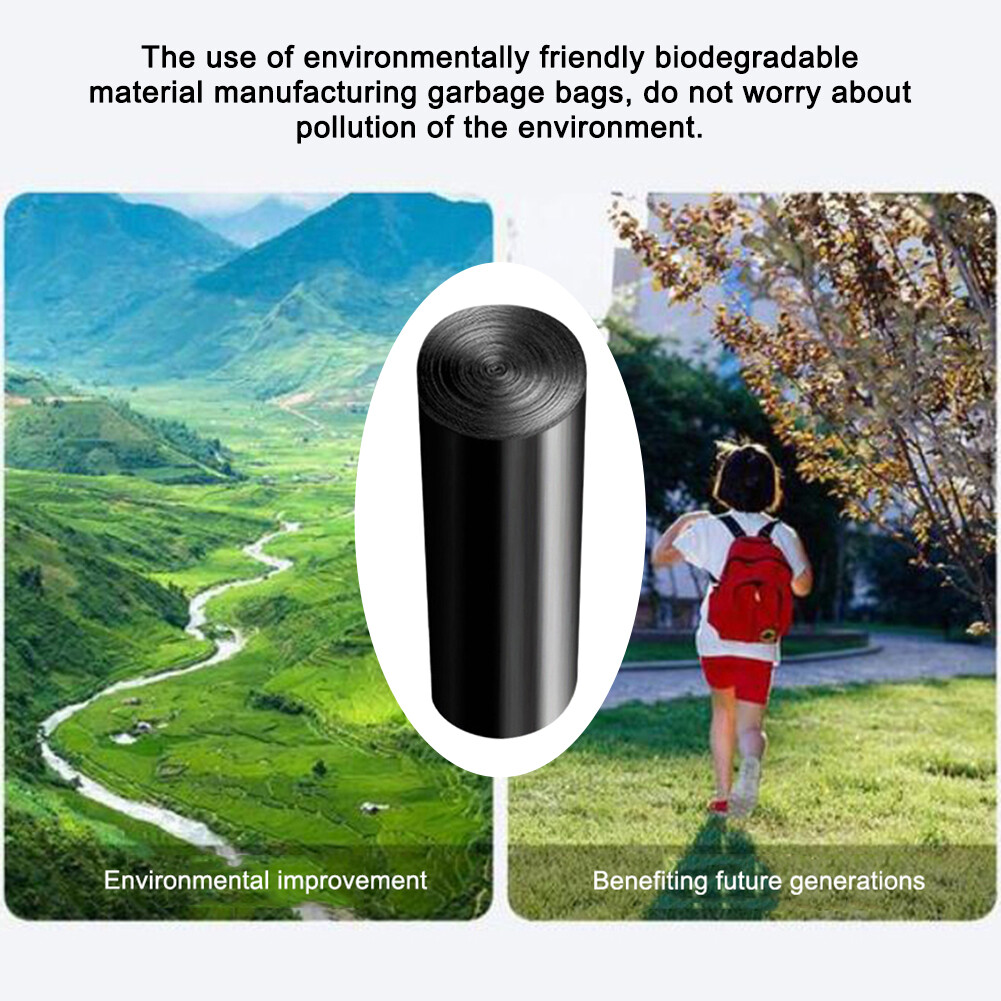 2 Roll Camping Toilet Garbage Bag Portable Camping Travel Eco-Friendly 60*60cm