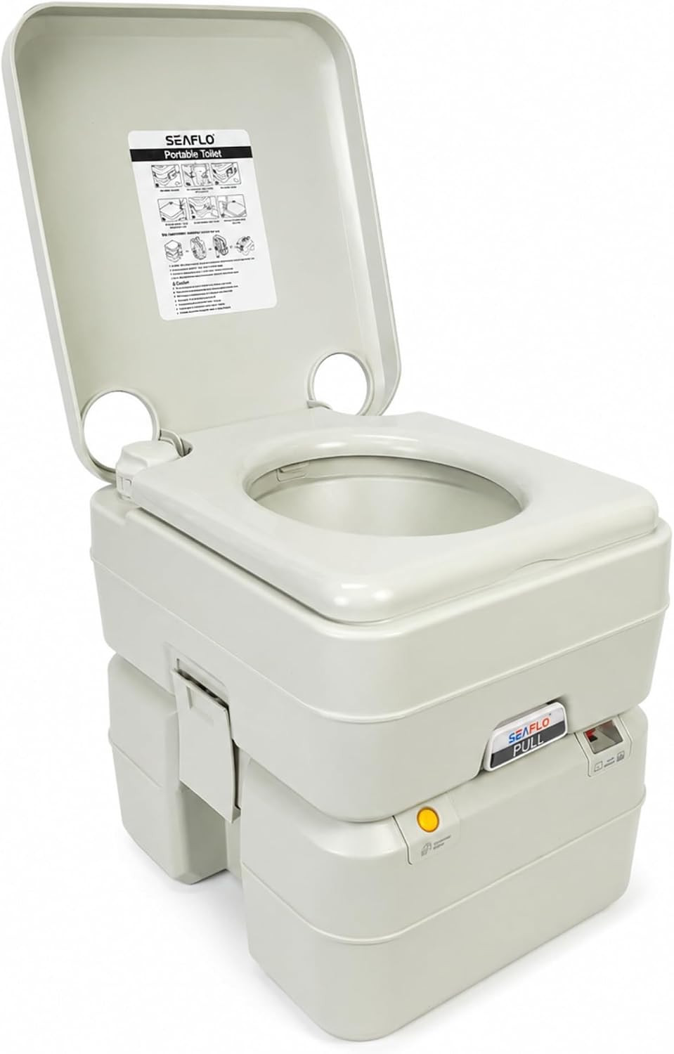 5.3 Gallon Portable Toilet for RV, Boat & Camping – Multifunctional Convenience