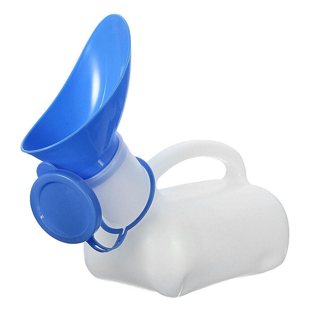 2X Unisex Urine Bottle Portable Urinal Female Male Toilet Camping Men Travel Pee
