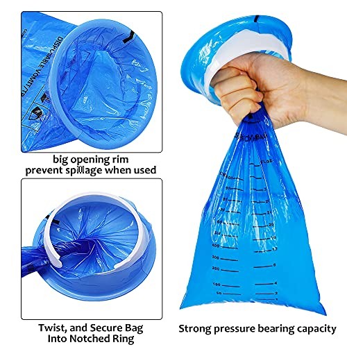 50 Pack Emesis Bag, Disposable Vomit Bags, Aircraft & Car 50 Count (Pack of 1)
