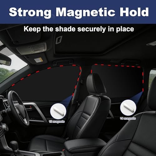 Car Window Shades for Side Windows, 4 Pack Universal Reflective Silver-4PCS