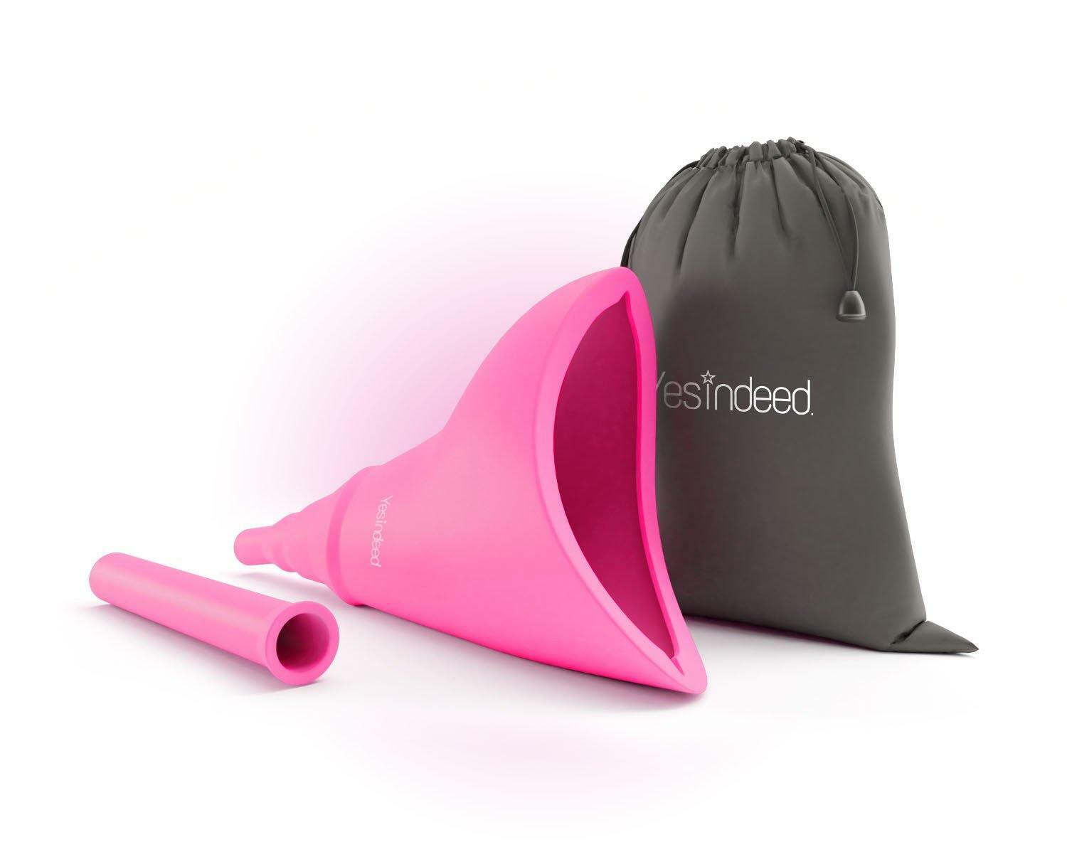 Female Urinal for Women – Silicone Pee Funnel Portable Urination Device