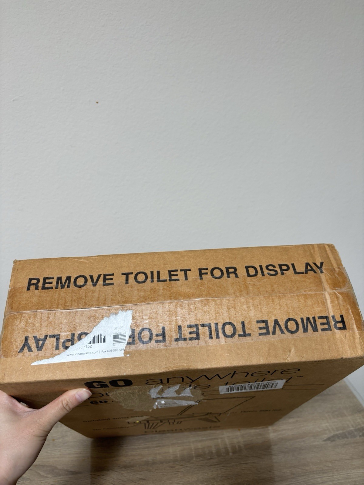 Cleanwaste GO Anywhere Portable Toilet Seat – Foldable Camping Toilet US