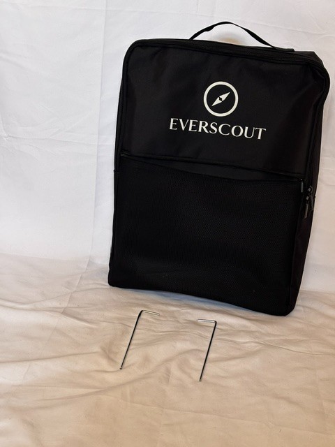 EverScout XL Portable Toilet 440lb Folding Camping Potty Carry Bag Adults