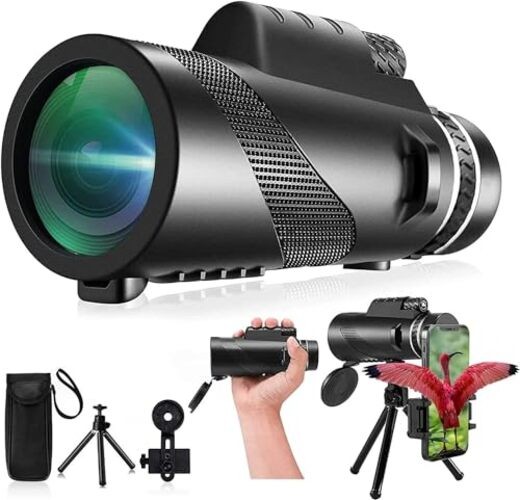 Monocular-Telescope 80×100 High Powered Monoculars High Definition for Adults