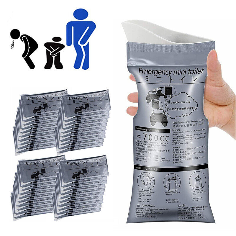 Unisex Disposable Emergency Portable Urine Bags Car Urine Bag 700ml Mini Toilet