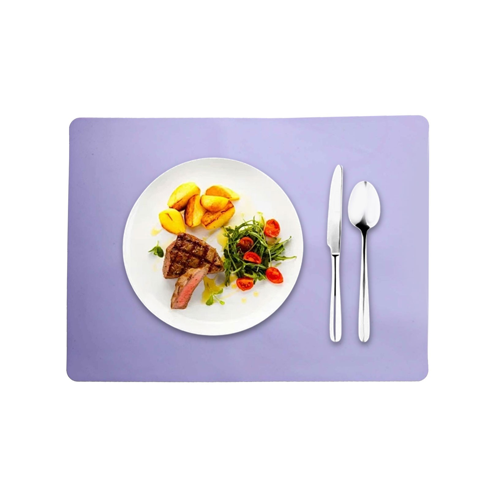 Reusable Waterproof Silicone Table Placemat for Camping Kitchen 40x30cm