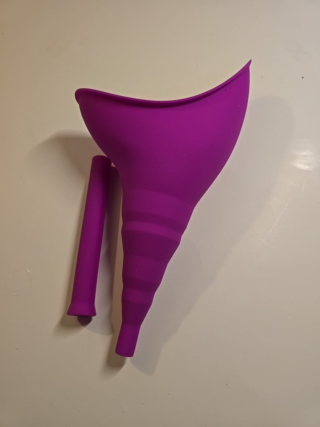 Women’s Portable Urinal Medical Urination Device Purple New Soft Silicone Travel