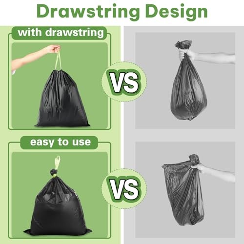 40 Portable Toilet Camping Toilet Bags, Biodegradable with Drawstring & 40 pack