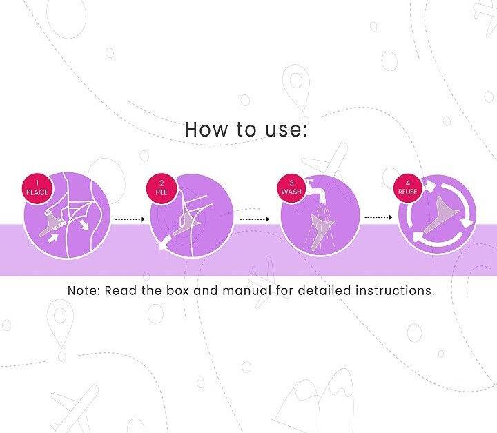 PEE BUDDY Reusable Portable Stand and Pee Urination Device for Women