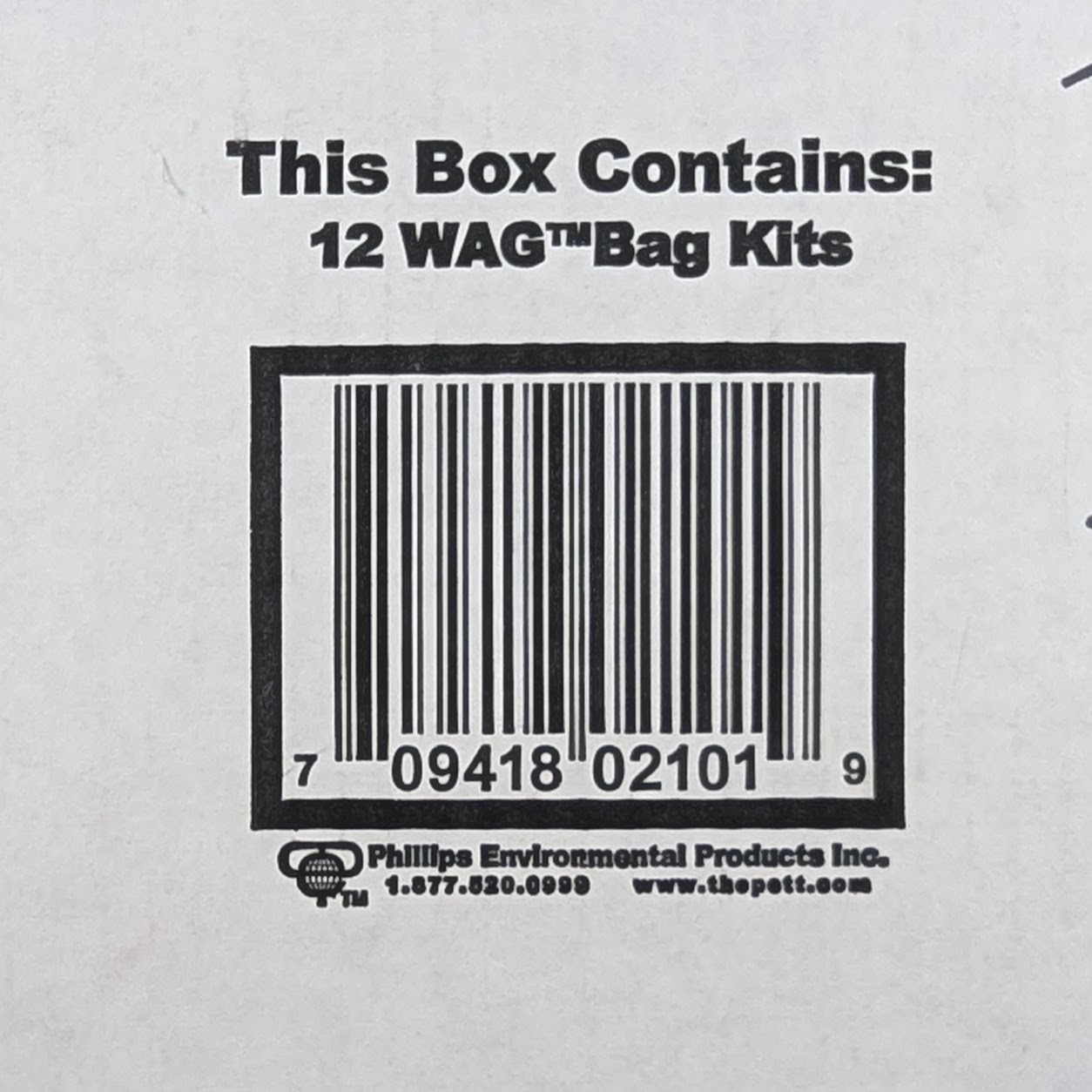 Cleanwaste Original WAG Bag Portable Toilet 12 Pack