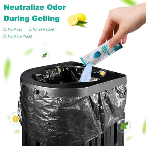 30 Pack Portable Toilet Absorbent Gel Packets