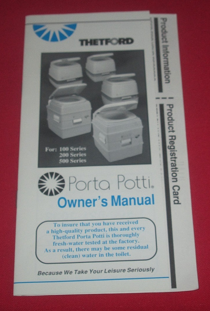 New in Box Thetford Porta Potti 155 2.6 Gallon Fresh Water Hold Tank – 24155