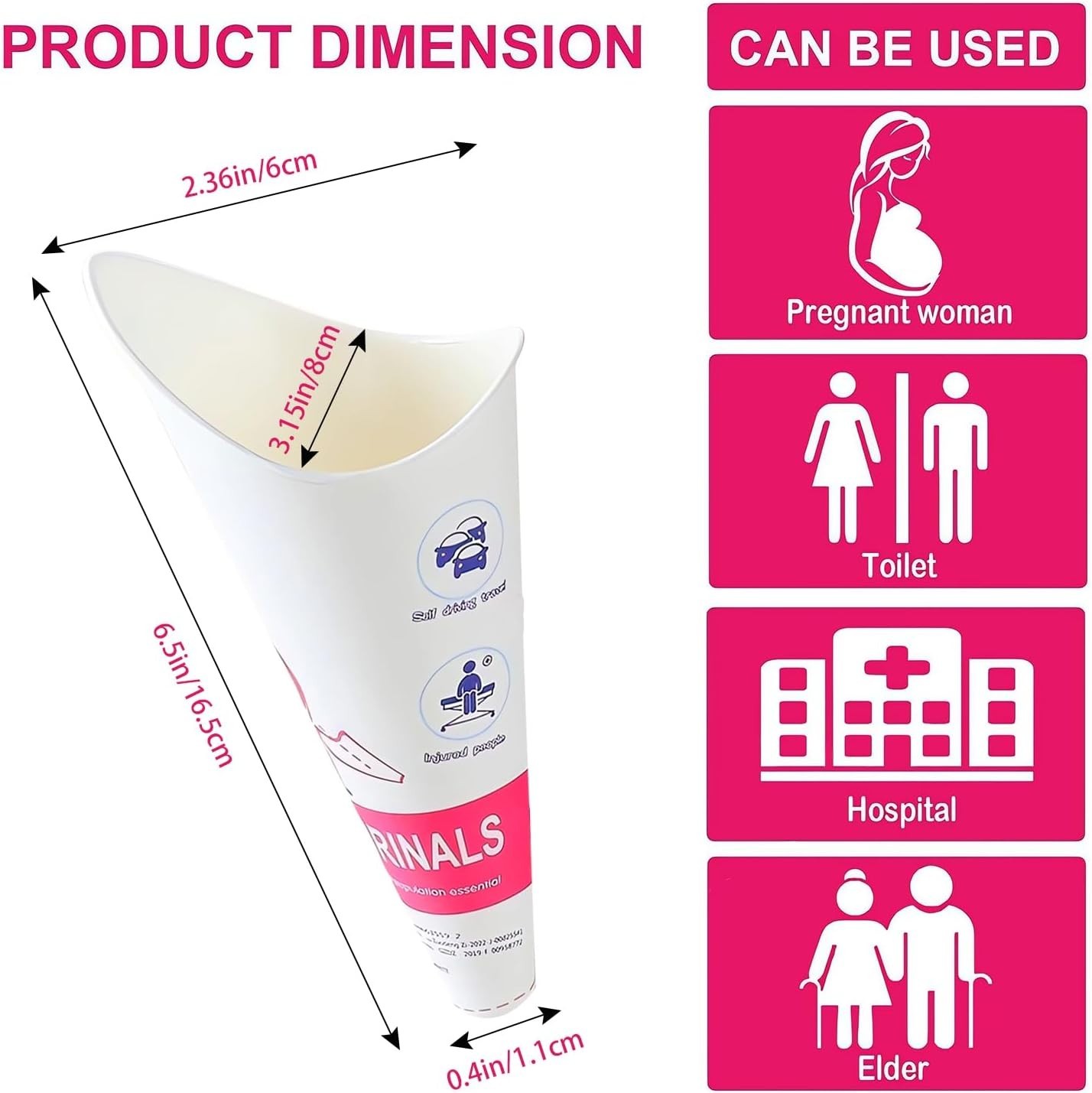 30PCS Portable Female Urination Devices for Travel & Outdoor Use