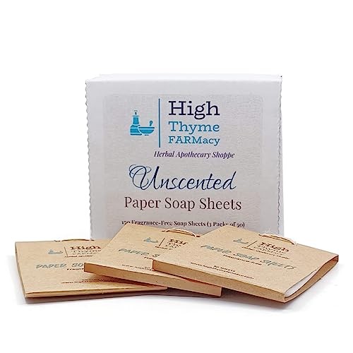 Travel Soap Sheets (150 Count, 3 Pack) – Portable Paper 50 Count (Pack of 3)