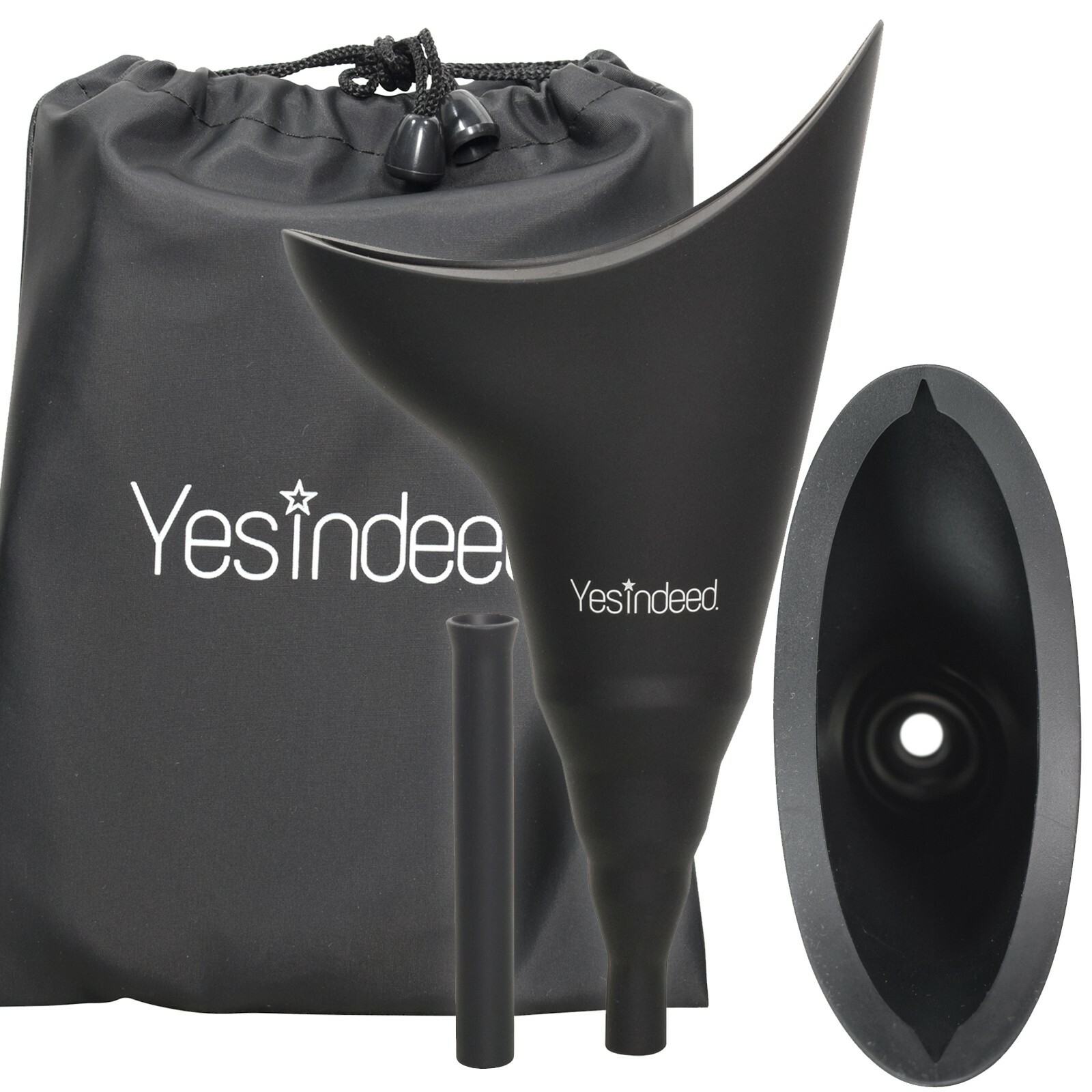 The Original YESINDEED Female Urination Device Silicone (Black)
