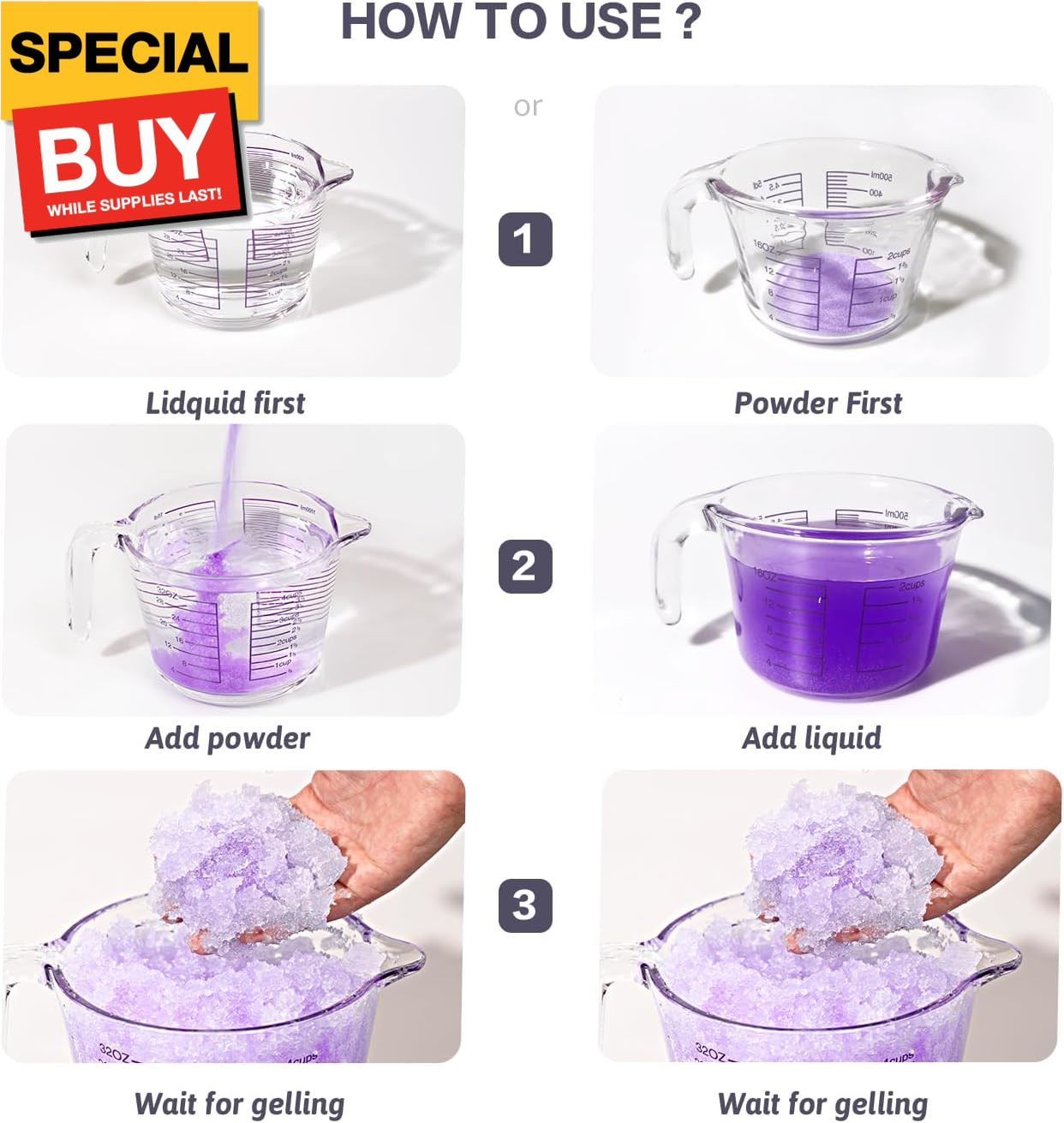 Urine Super Absorbent, Solidifier – 180 Use Pre Pee Powder for Toilet, Porta Pot