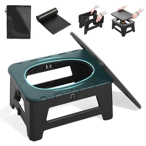 In-car Portable Toilet Collapsible Potty, Emergency Toilet, Temporary 15x13x3