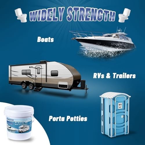 Eazy2hD RV Toilet Treatment Holding Tank Deodorizer for RV Black Tank Chemica…