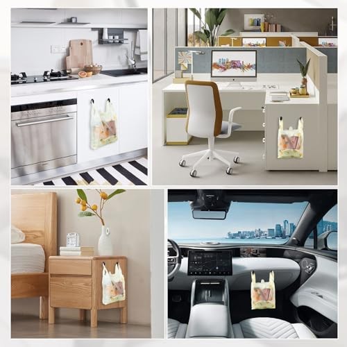Car Trash Bag Hanging Disposable Car Garbage Bag Pack of 200 Yellow – Pineapple