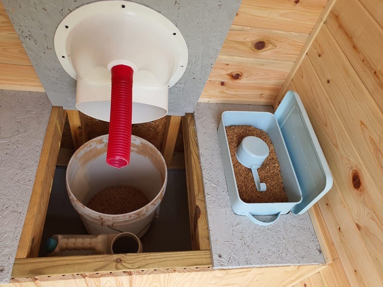 Complete White Urine Diverter for Compost Toilets UK Made