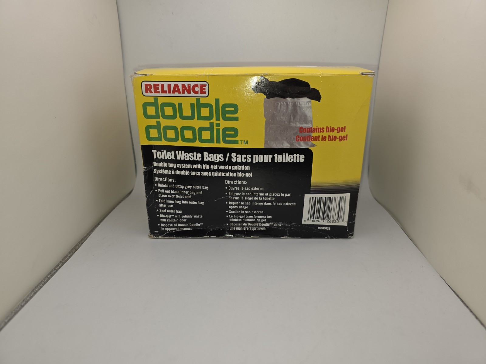 Reliance 6 Pack Double Doodie Toilet Waste Bag Leak proof seal ( New Open Box)