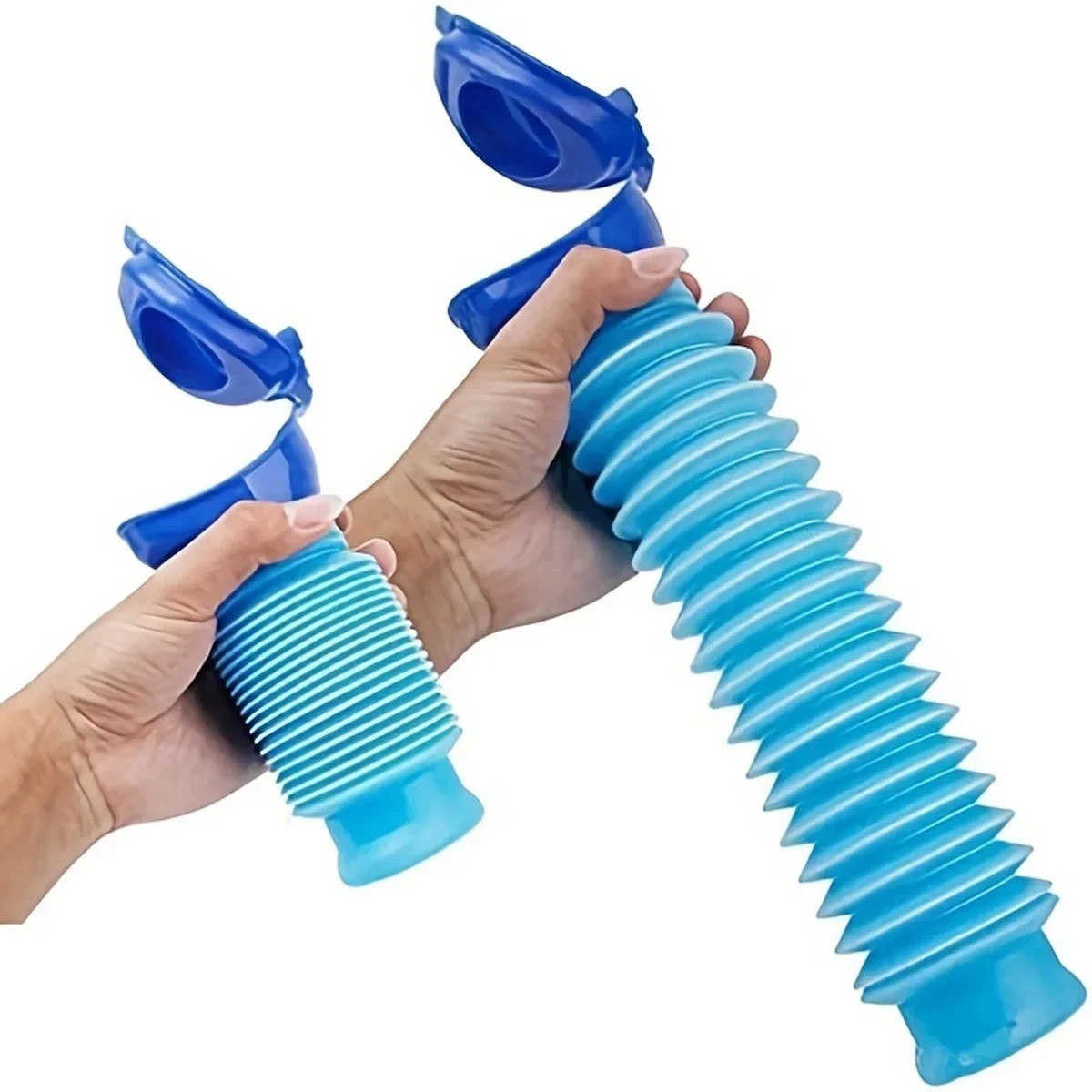 Portable Urinal Bottle 2 Pack 750ml Leakproof Car Travel Pee Bottle Blue – USA