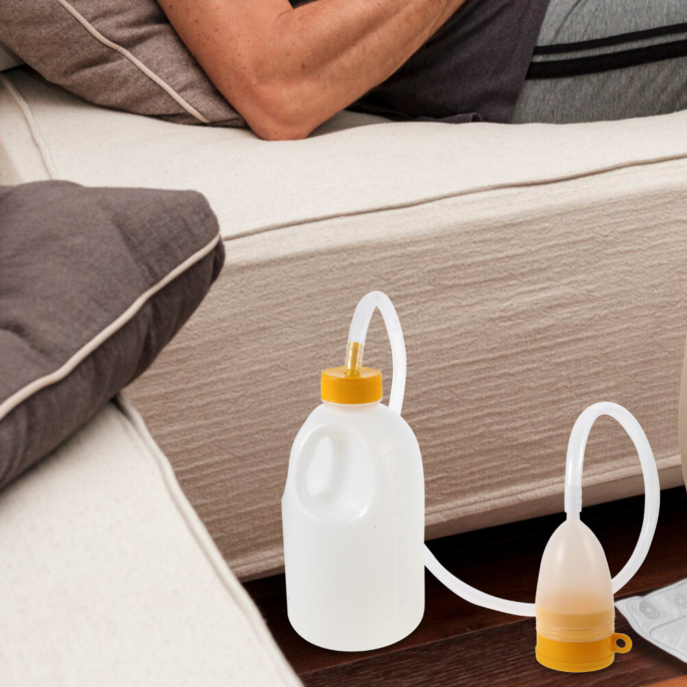 Portable Men’s Urine Bottle with Tube for Travel/Home/Hospital – 1700ML