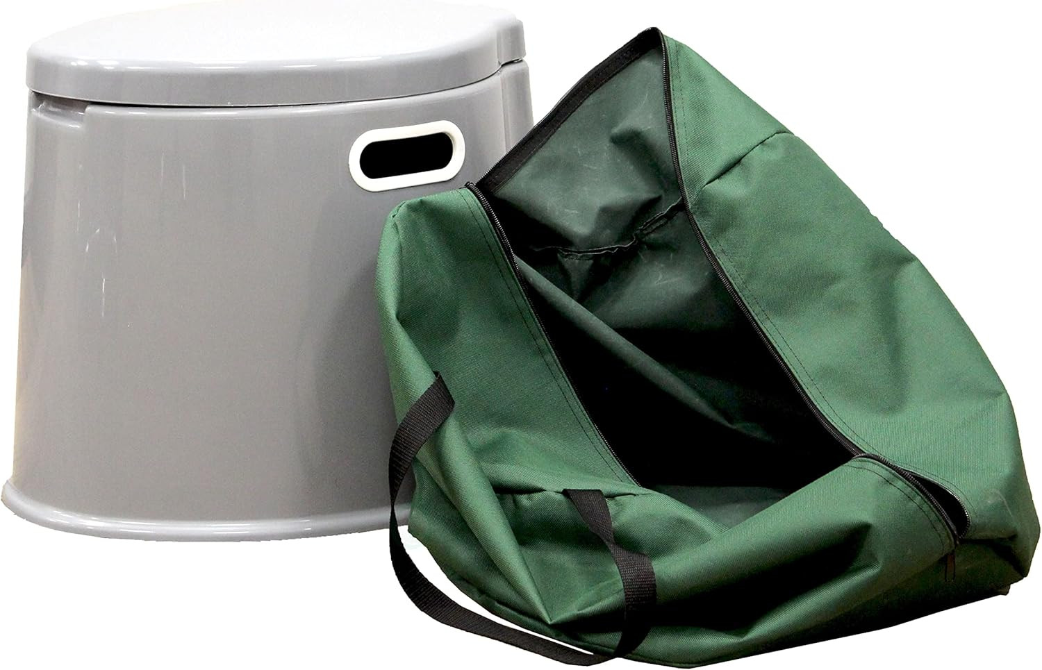 Portable Travel Toilet for Camping, Hiking & Adults – Porta Potty, Bedside Commo