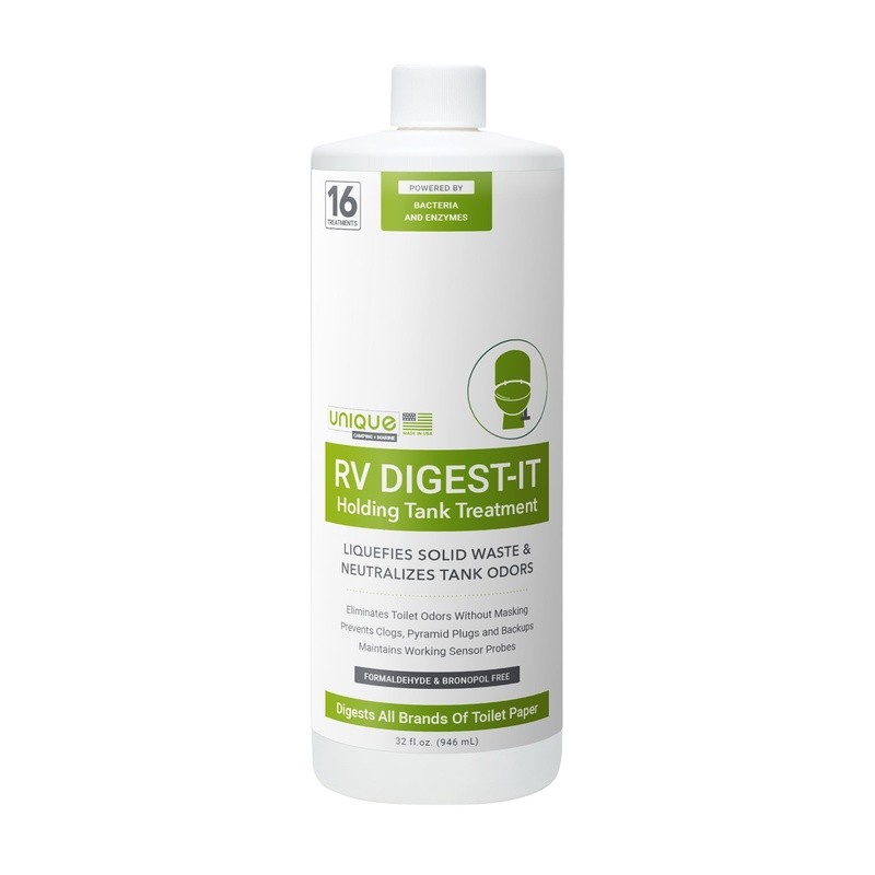 RV Digest-It Toilet Treatment 2 Pack 16 Liquid Waste Digestion Odor Elimination