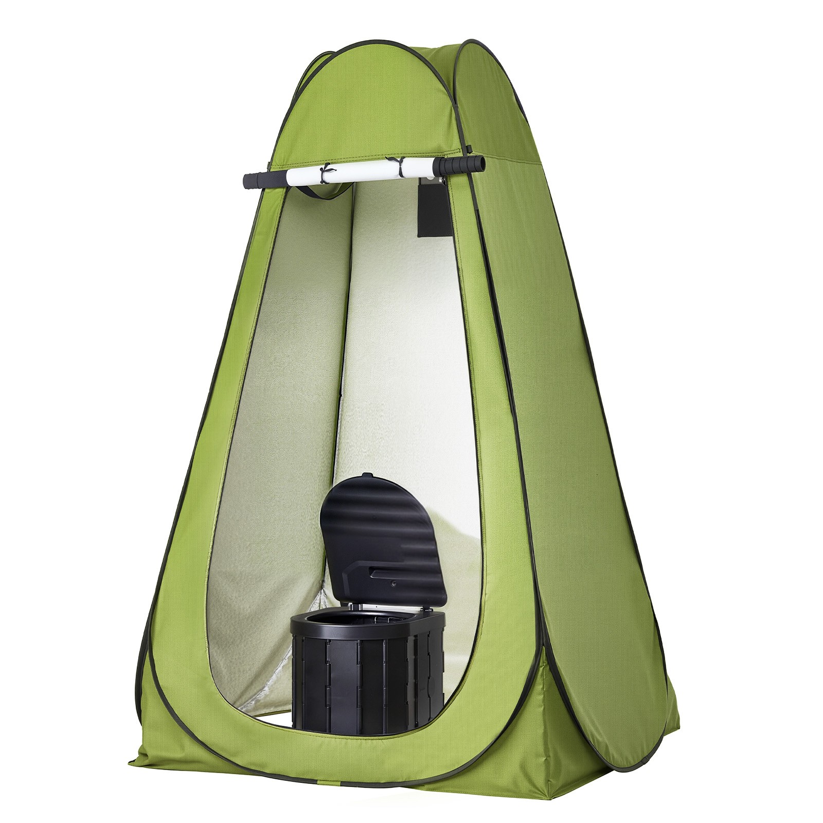Uimoso Portable Folding Outdoor Camping Toilet Tent for Travel, Supports 330 lbs