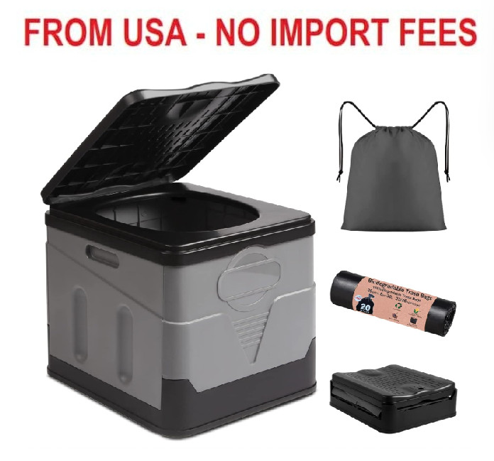 Portable Toilet Camping Toilets for Car Indoor Outdoor Commode Foldable Travel P