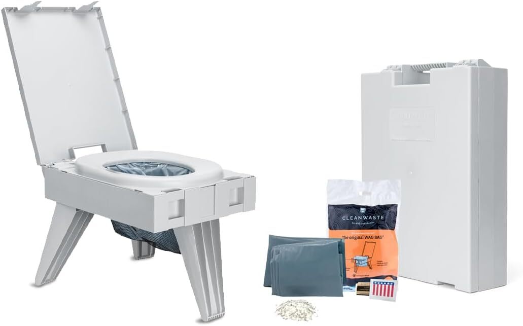 Inodoro Portatil Completo De 14 Pulgadas Facil Instalacion 500 Lbs Soporte