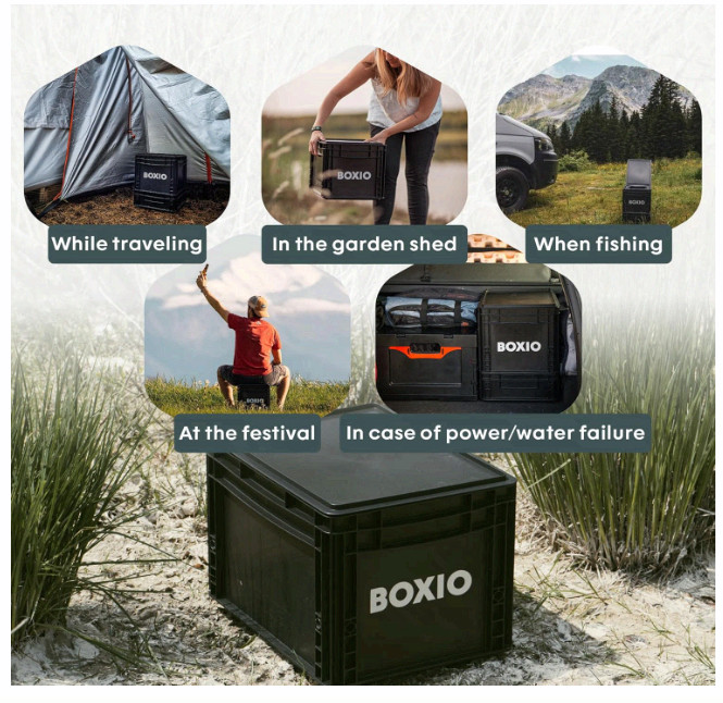 BOXIO Toilet – Portable Toilet Mini Camping Toilet: 14,7″ x 11,8″ x 11,0″ US