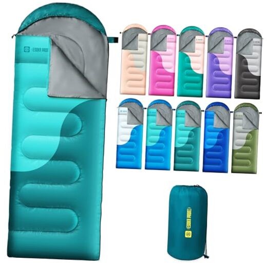 Sleeping Bags for Adults&Kids,Lightweight Waterproof Warm Weather Aquamarine