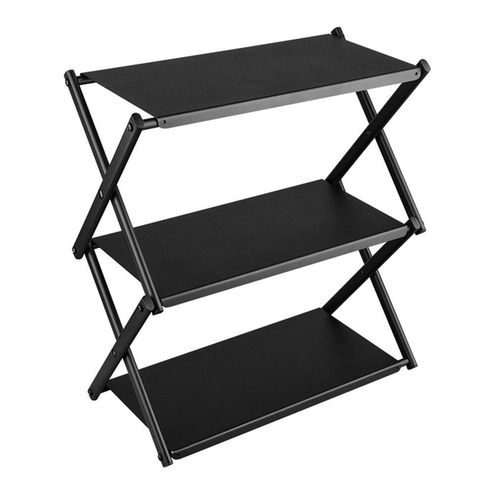 Compact 3 Tier Rack for Outdoor Events Easy to Assemble and Transport for Use