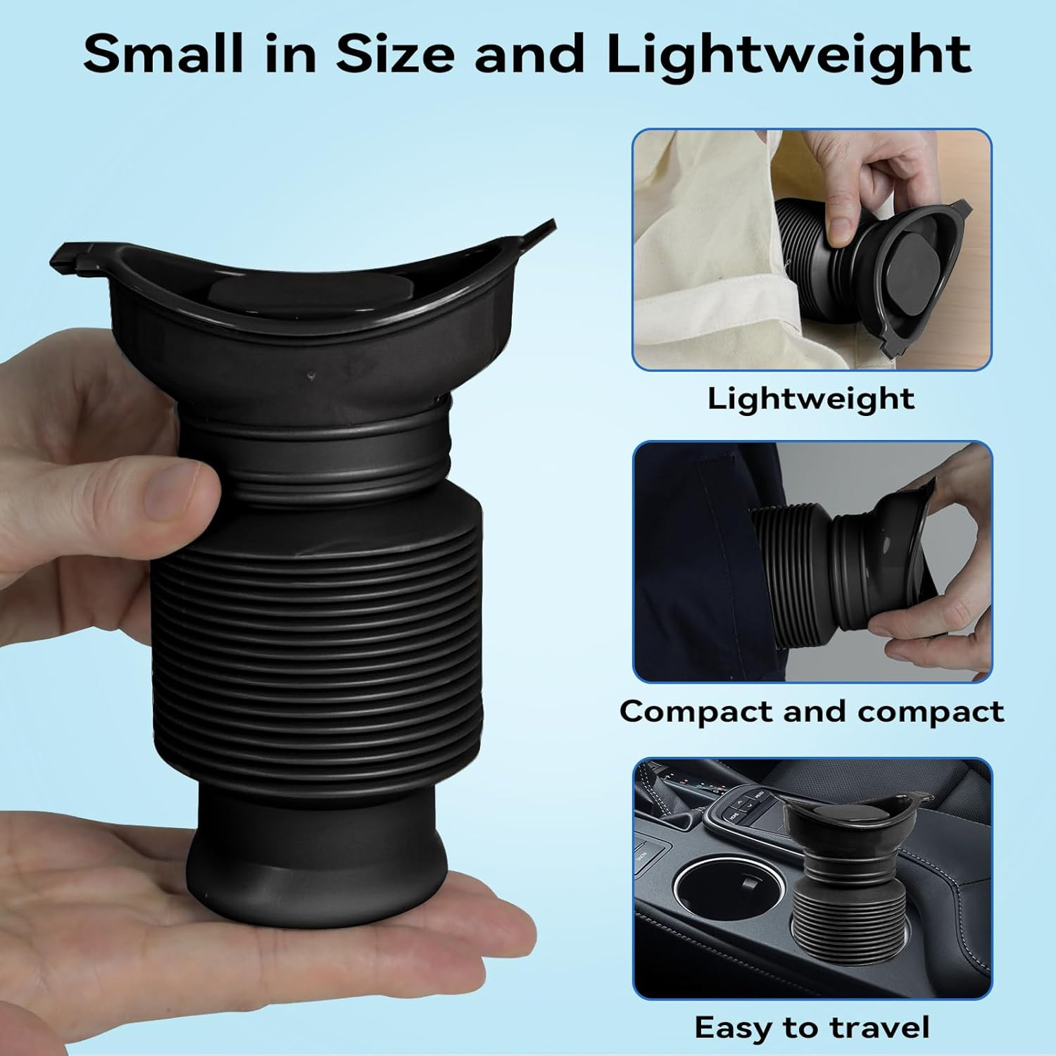 Pee Bottles for Men, Adjustable Emergency Urinal, Car Pee Bottle for Men and Wom