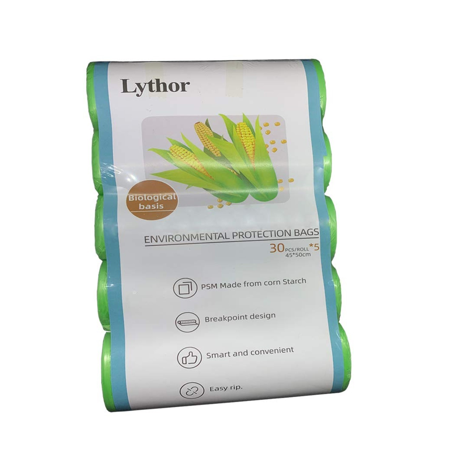 Compostable Trash Bags, 2.6 Gallon Small Disposable Compost Bags 150 Count Ga…