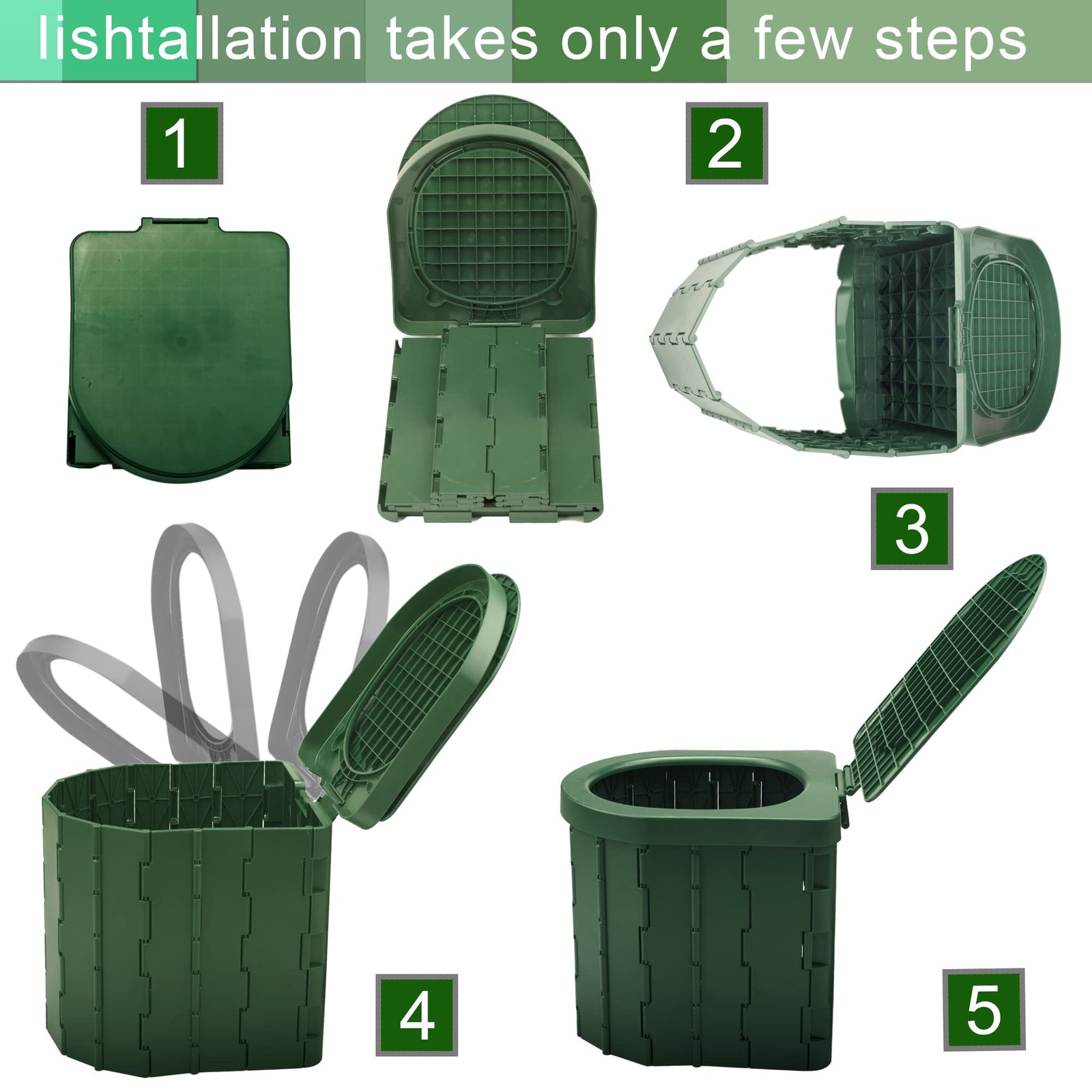 Camping Toilet, Mobile Toilet, Separating Toilet, Portable Toilet for Outdoor…
