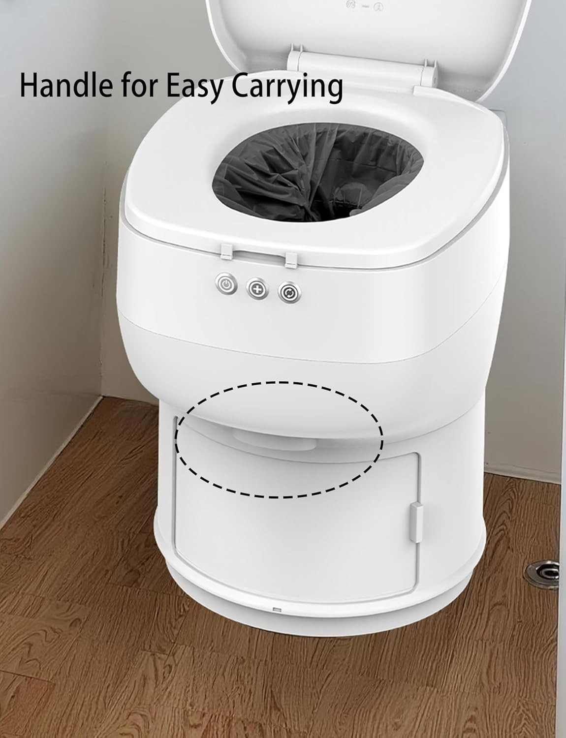 Waterless RV Toilet – Loo Seal R1808, Rechargeable & Easy to Use