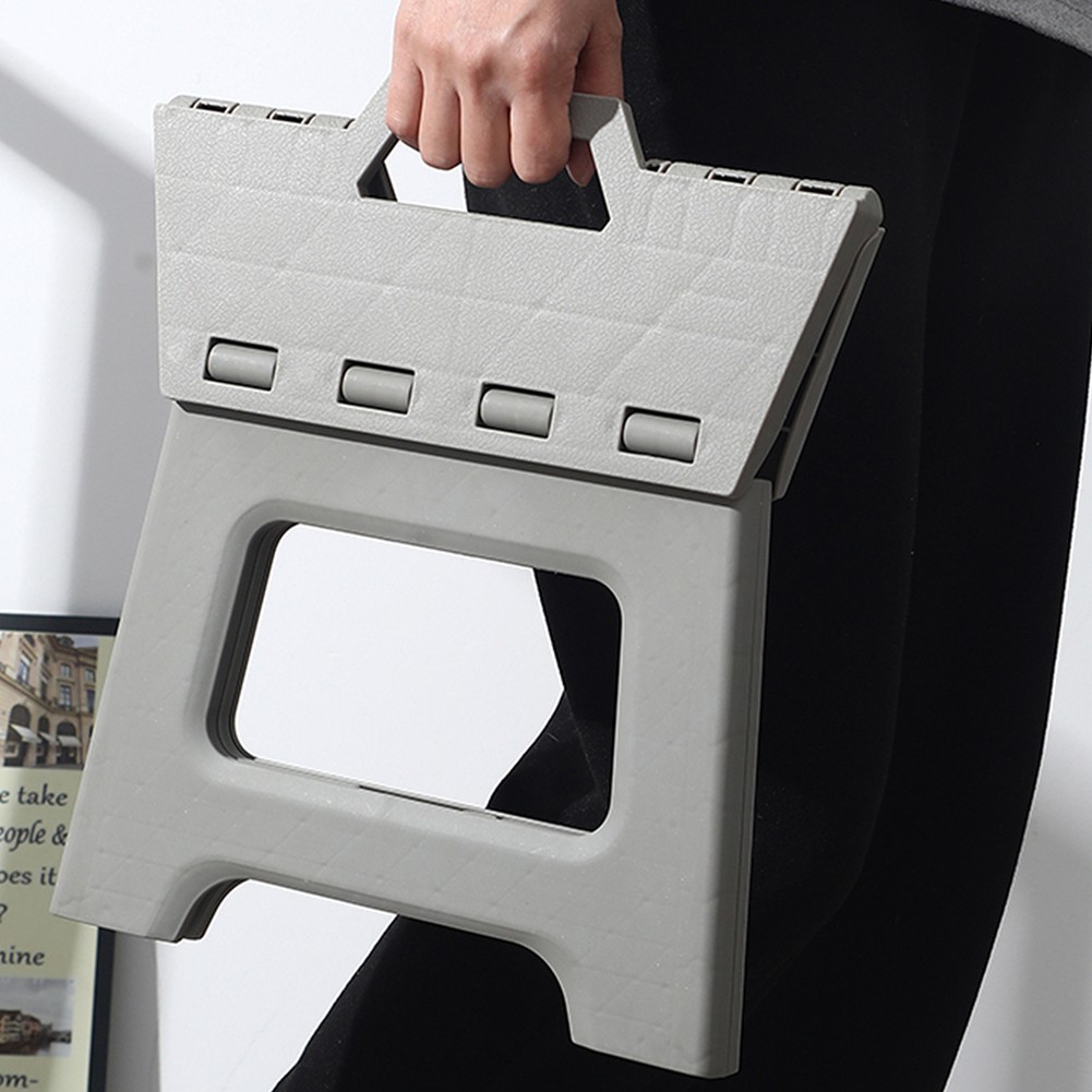 Conveniently Portable Folding Stool for Fishing and Camping Activities