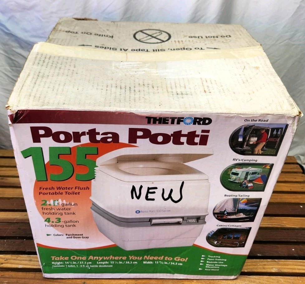 Thetford Porta Potti 155 2.0-gallon Fresh Water Hold Tank. New Open In Box